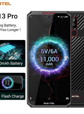 OUKITEL K13 Pro 11000mAh Big Battery 4GB 64GB Smartphone 6
