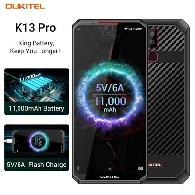 OUKITEL K13 Pro 11000mAh Big Battery 4GB 64GB Smartphone 6