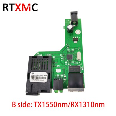 10Pairs 100M Optical Fiber Media Converter Fiber Transceiver