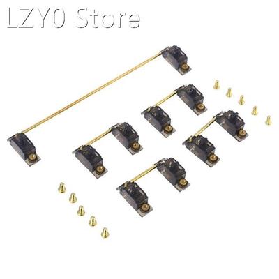 PCBsMount Screw-in Stabilizers Gray Translucent Gold Plated