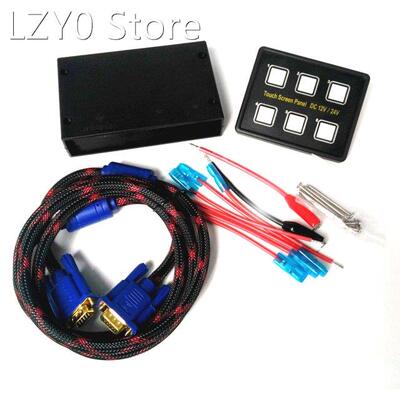 12v 24v 6 Gang Film Switch Panel Full Touch Screen Waterproo
