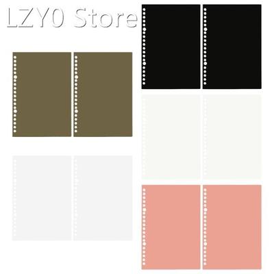 20/26 Hole Clear Binder Cover PP Matte Notebook Spiral Binde