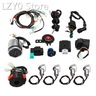 Motorcycle Full Electric Startor CDI Ignition Wiring Harness