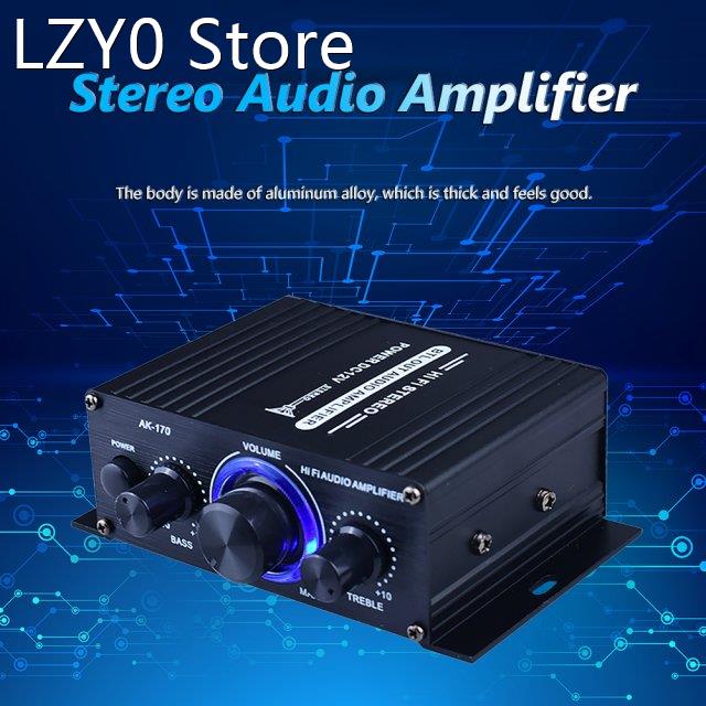 AK-170 Bluetooth-compatible HiFi Stereo Audio Power Amplifie