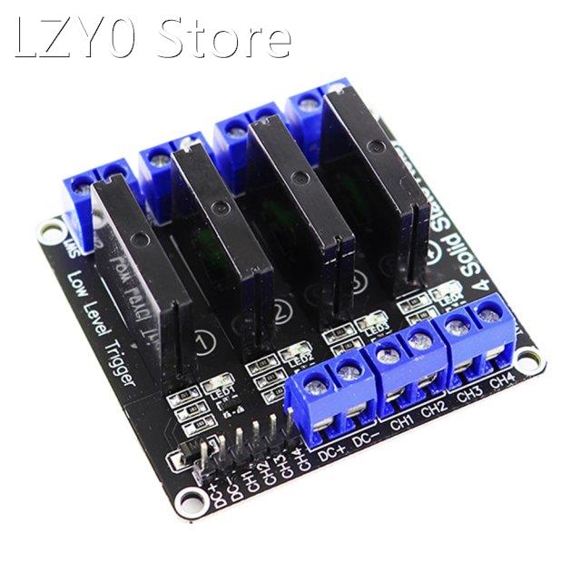 4 Channel 5V DC Relay Module Solid State Low Level G3MB-202P