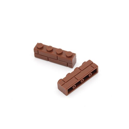 Moc Brick, Modified 1 x 4 with Masonry Profile (Brick Profil