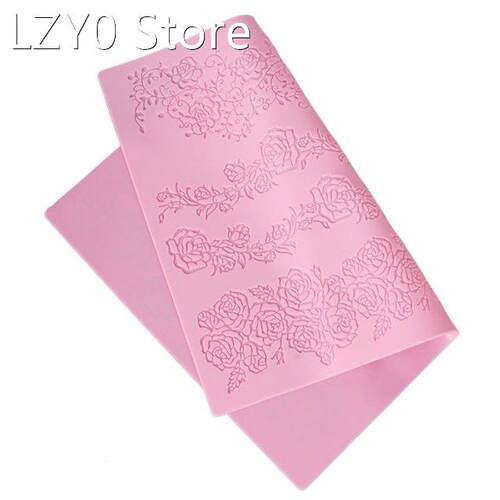 Rose Lace Silicone Mat Mold Chocolate Cake Fondant Mould DIY