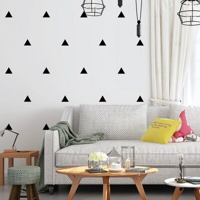 European Style Modern Minimalistic Geometric Black And White