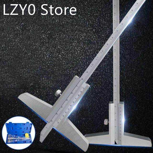 Depth Vernier Caliper High Carbon Steel Measuring Tool 150 m