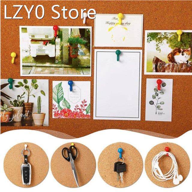 50 Pcs Creative Hook-shaped Push Pin Paper Photo Memo Docume