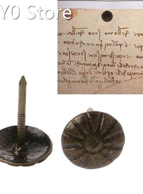 100pcs Antique Brass Upholstery Nails Tack Stud Pushpin Door