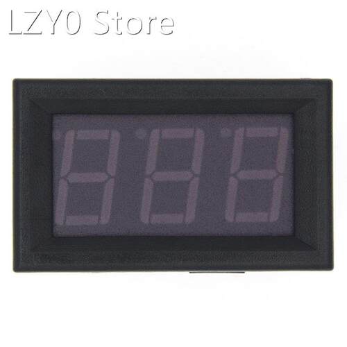 New RED 2 wire 0.56-inch DC digital voltmeter AC70V-500V Hom
