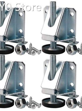 4 Leveling Feet Heavy Duty Furniture Levelers Adjustable Tab