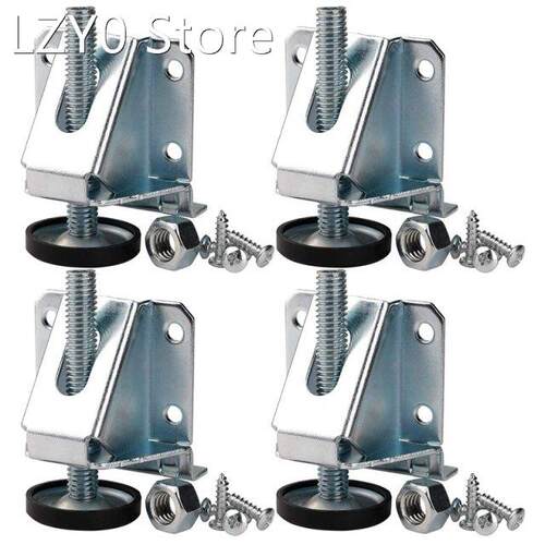 4 Leveling Feet Heavy Duty Furniture Levelers Adjustable Tab