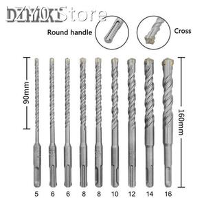9pcs Electric Hammer Drill Bits 5/6/8/10/12/14/16mm Tungsten