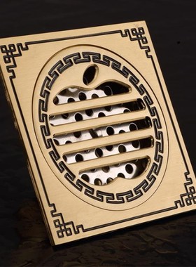 1pc Antique Floor Drain Brass Anti backwater Shower Room Ba