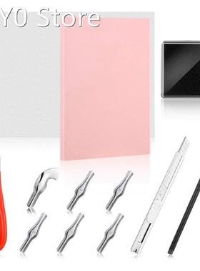 Rubber Stamp Making Kit Block Printing Tool Kit, Linoleum Cu