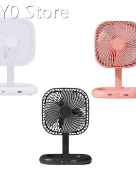 USB Desktop Fan Personal Table Air Circulator Fan with Adjus