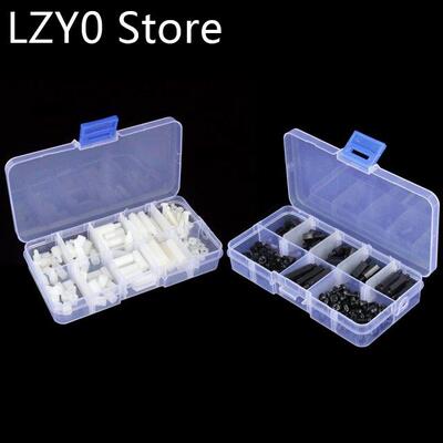 300pcs M3 Nylon Spacers Screw Nut Assortment Kit Sets 120pcs