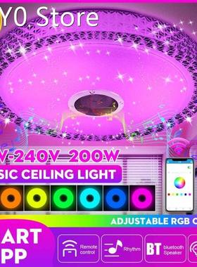 33CM! 200W Modern RGB LED Ceiling Lights Home lighting APP b