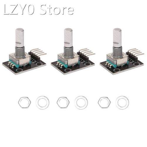 3Pcs KY-040 Rotary Encoder Module With 15X16.5 Mm Potentiome