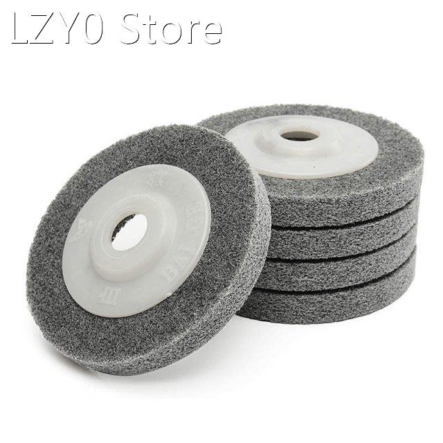 5pcs 4 Inch Fiber Polishing Sanding Discs Set 100mm Metal Wo