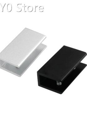 2Pcs Concise Glass Clips Multipurpose Glass Shelf Brackets f