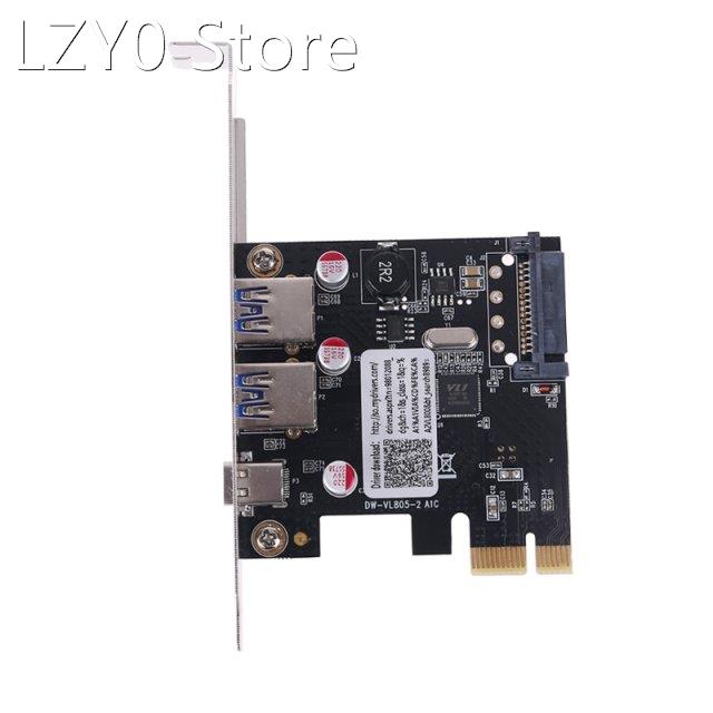 AXYB PCIE PCI Express to USB 3.1 Type-C 2 Port USB 3.0 Type-