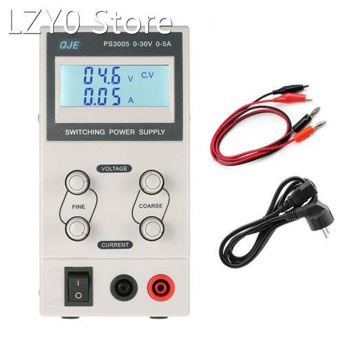 QJE PS3005 30V5A Professional LCD Digital Adjustable DC Powe