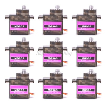 NEW MG90S 9g Metal Gear Mini Rc Servo Upgraded SG90 Digital