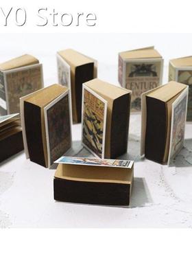 122 Sheet Memo Pad Retro Matchbox Style Notebook Notepa
