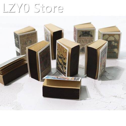 122 Sheet Memo Pad Retro Matchbox Style Notebook Notepa
