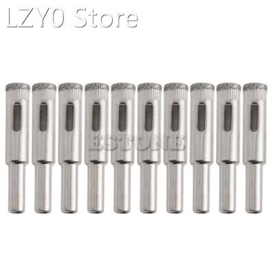 10Pcs 10 mm forage diamant base Coated Bits Scie Carreaux ve