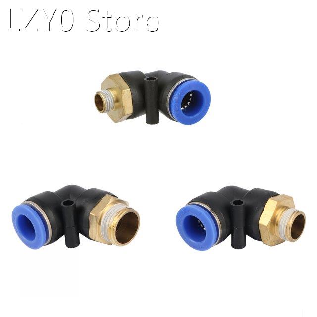 14mm x 1/4 3/8 1/2 3/4 Male Thread 90 Degree Elbow Quick