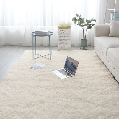 Nordic ins living room carpet bedroom tatami rug plush thick