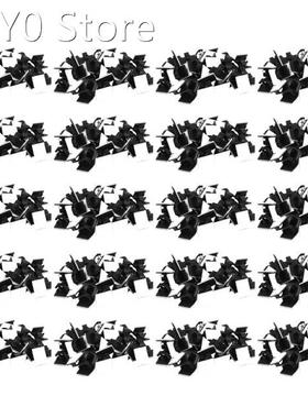 1000 Pcs. Self Adhesive Cable Clamp Plastic Rectangular Cabl