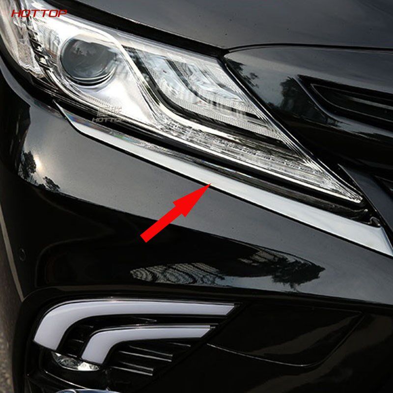 TOYOTA CAMRY 2018 2019 2020 XV70 자동차 헤드라이트 트림 드