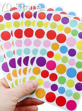 Decoration Sticker School Supplies Stationery Round Dots DIY