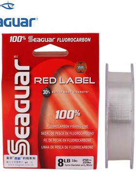 Seaguar Red Label Fluorocarbon Fishing Line 6LB-12LB Fluoroc