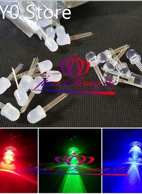 100pcs F10MM 4PIN tri-color common adode cathode Diffused RG