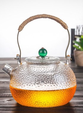 600ml Japanese Heat-resistant Glass Hand-hammer Harp Pot Ele