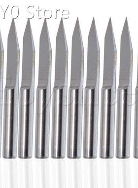10Pcs 30 Degree 0.2mm Carbide Engraving Bits CNC Router Tool