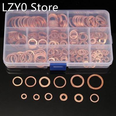 280/200/120/100Pcs Copper Sealing Solid Gasket Washer Sump P