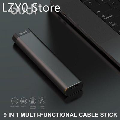 BUDI Cable Stick Multi-Functional SIM KIT TF Card Memory Rea