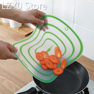 Transparent Plastic Cutting Board Kitchen Classification Cut