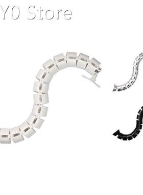 Cable Management Kit, Height-Adjustable Desk Four-Entry Roun