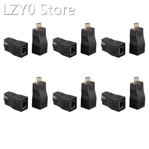 6X 4K 3D HDMI 1.4 30M Extender to RJ45 Over Cat 5E/6 Network