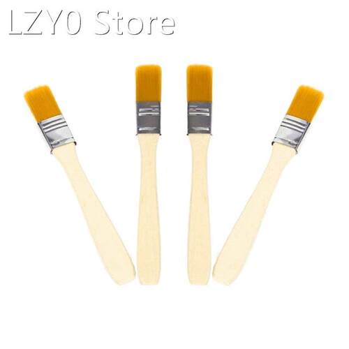 100-Piece Paint Brush Set with Wooden Handle, Brush for Clea