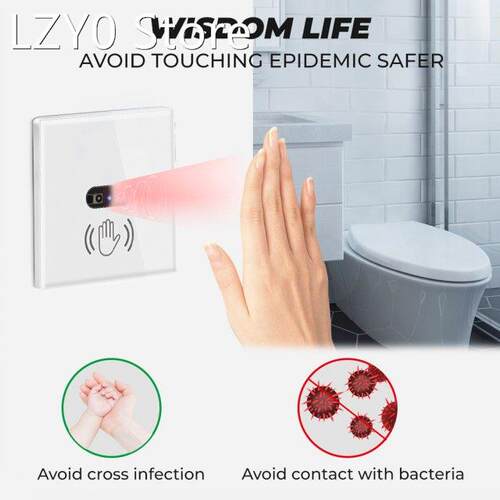 Motion Sensor Switch PIR Infrared Control ON/Off Lamp Lighti