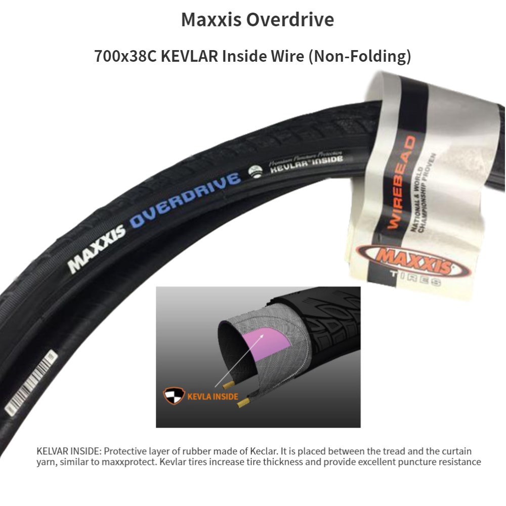 OVERDRIVE Road City touring tire 700x38C Tire bicycle tire B